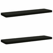 Cuscini per Panchina a 2 Pezzi VUGHT 2 pz 100% Poliestere Nero 951373