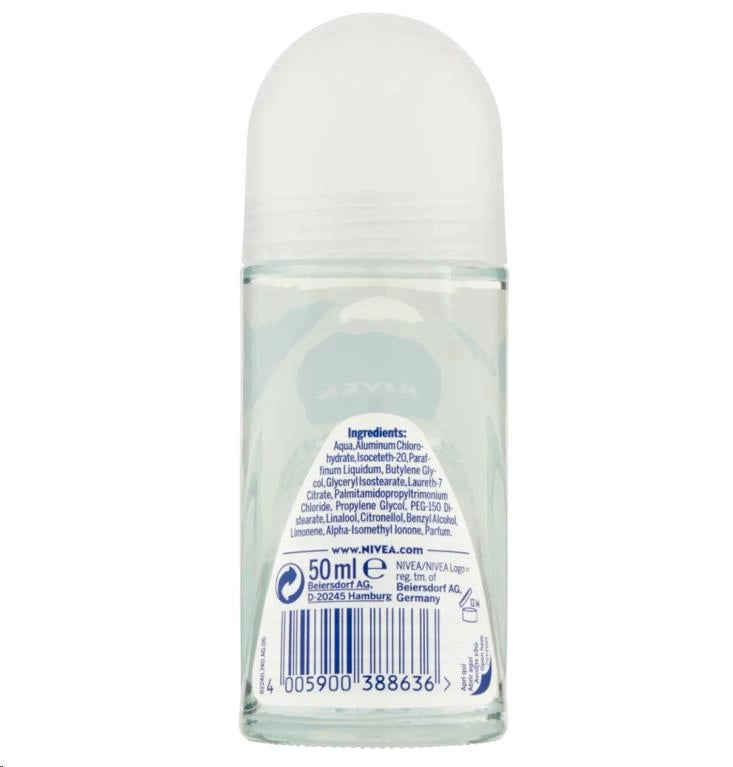 SET 6 NIVEA DEODORANTE ROLL-ON 50ML BLACK&WHITE