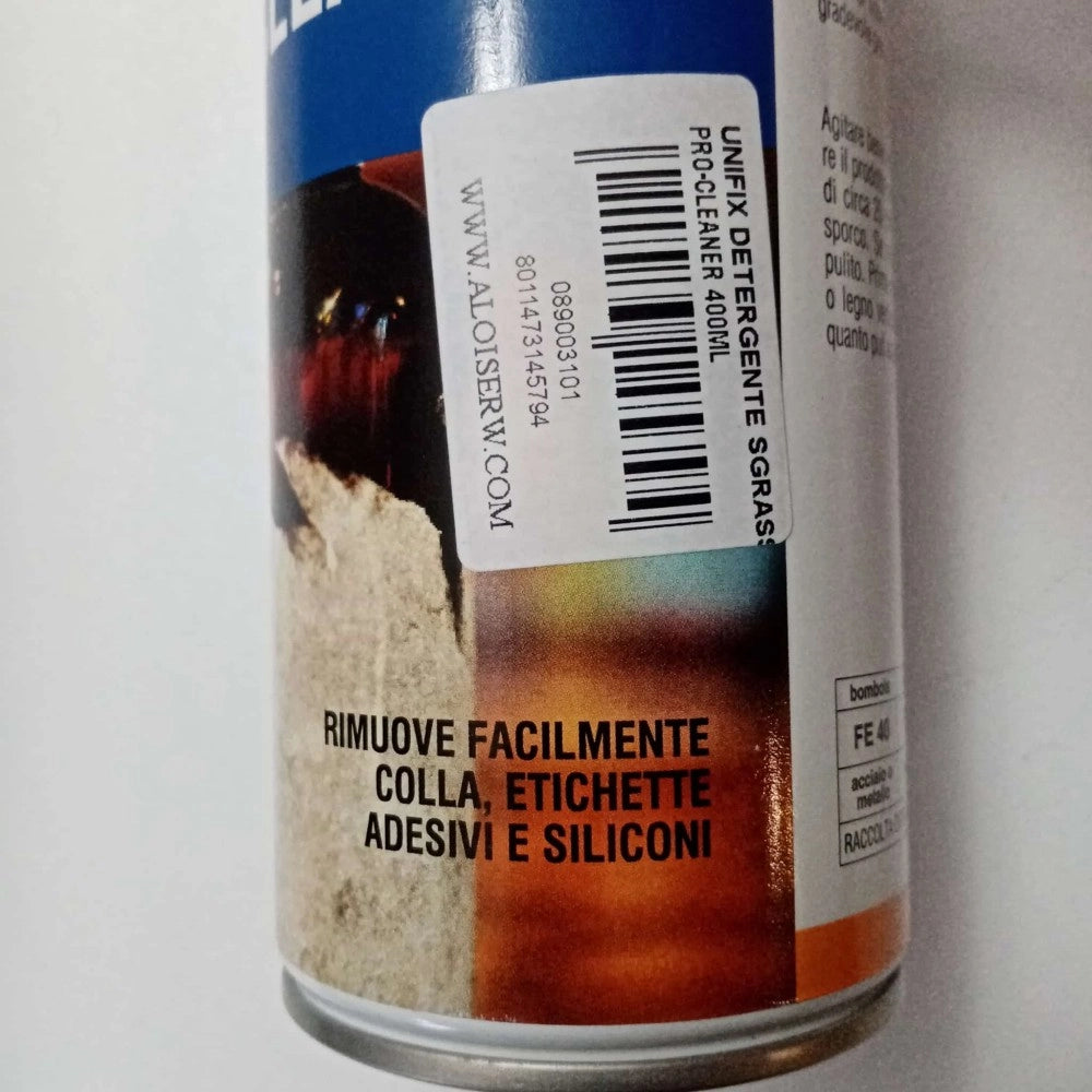 Pro cleaner 400ml spray rimuovi colla etichette adesivi siliconi catrame
