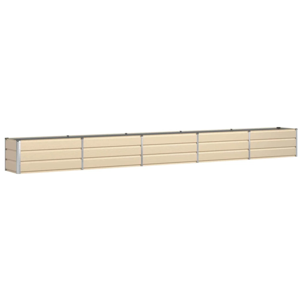 Fioriera Avorio 480 x 50 x 45 cm Acciaio zincato