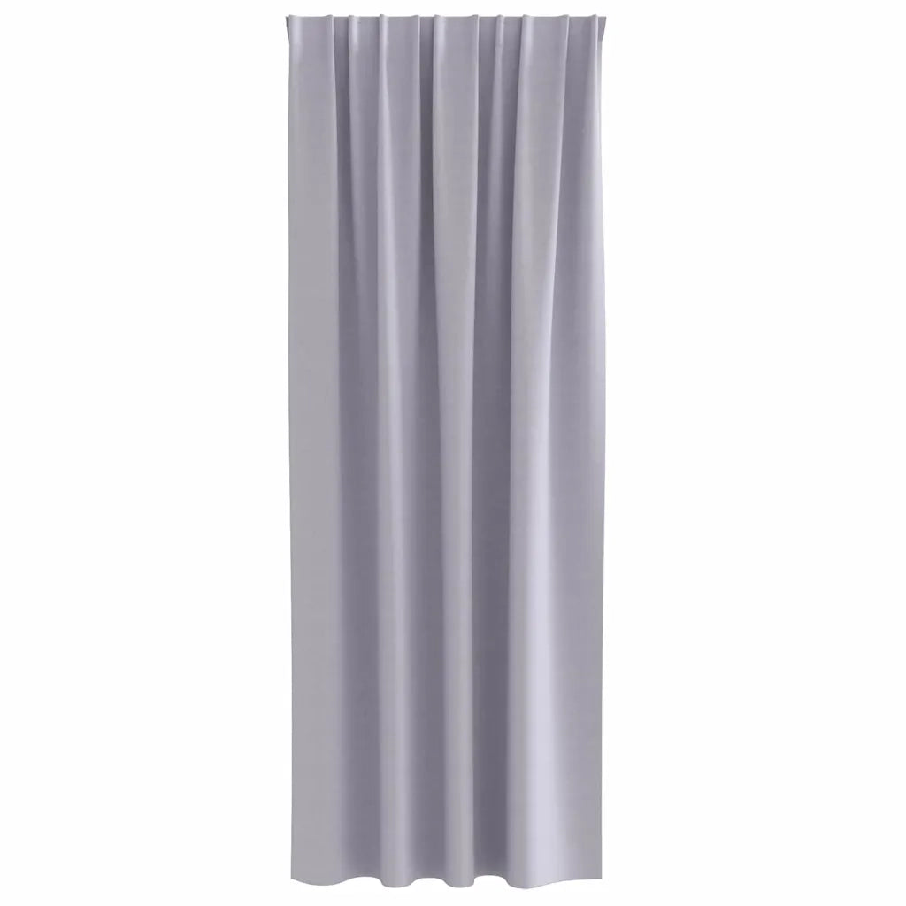 Tende Blackout con Anelli 2 pcs Grigio Metallico 245 x 140 cm 4107471