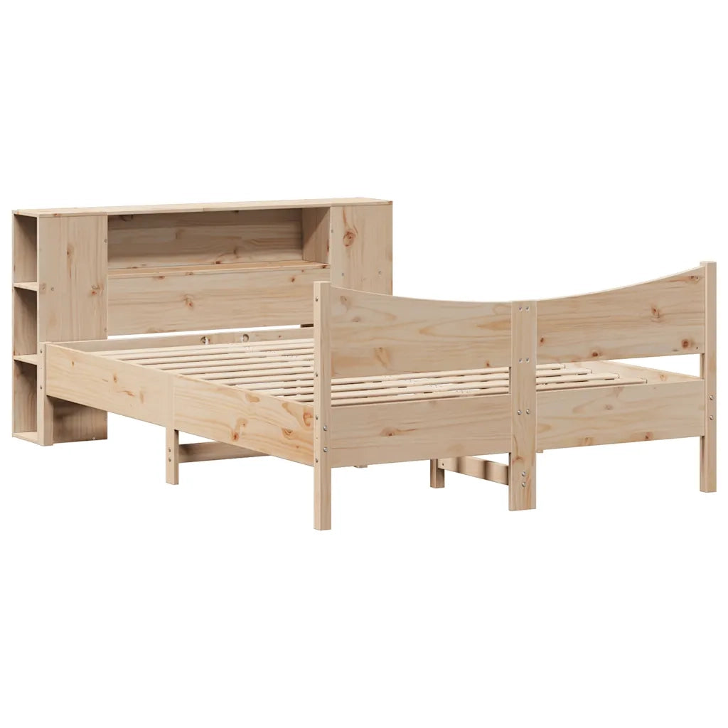 Letto senza Materasso 140x190 cm in Legno Massello di Pino 3323305
