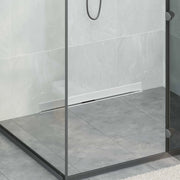 Scarico Doccia da Parete Argento 80 cm Acciaio Inox 304 42015994