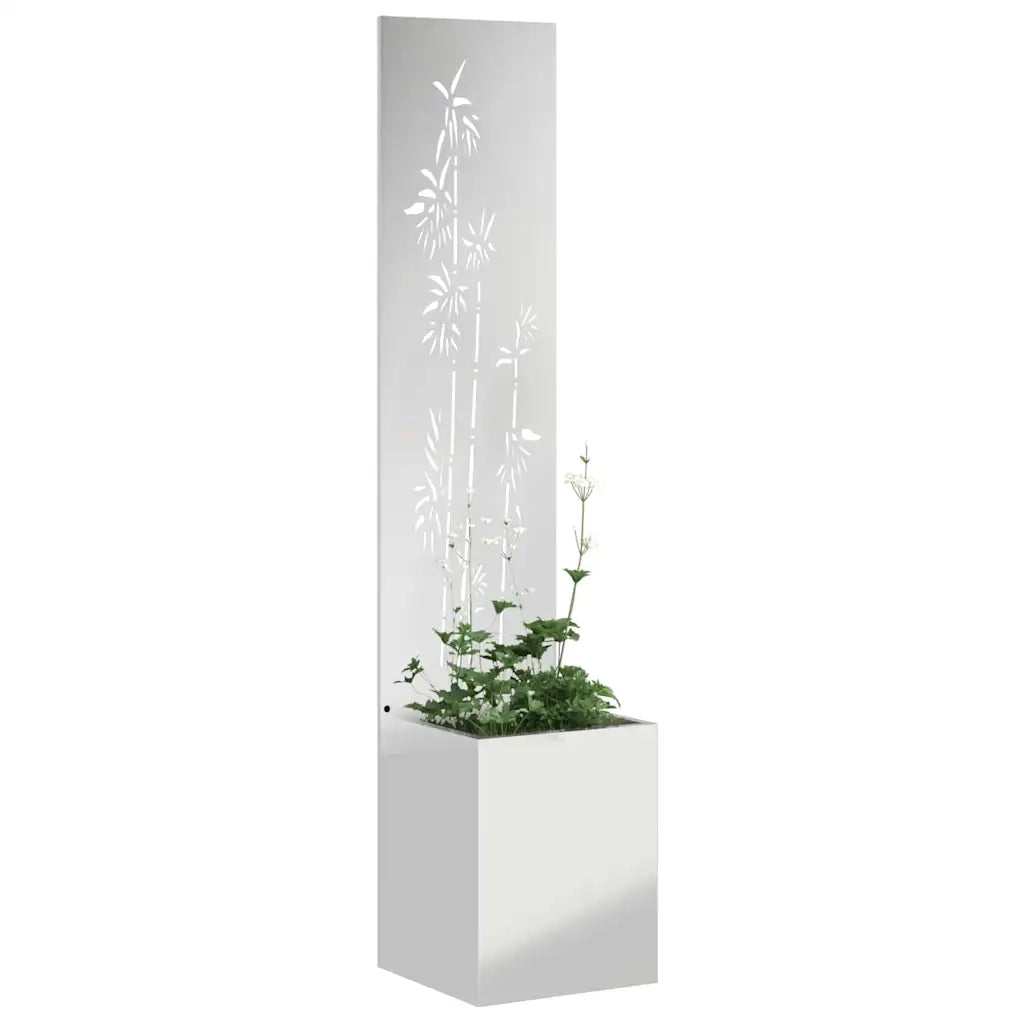 Schermo per privacy in giardino Floreale Argento 32 x 150 cm CFW6143546