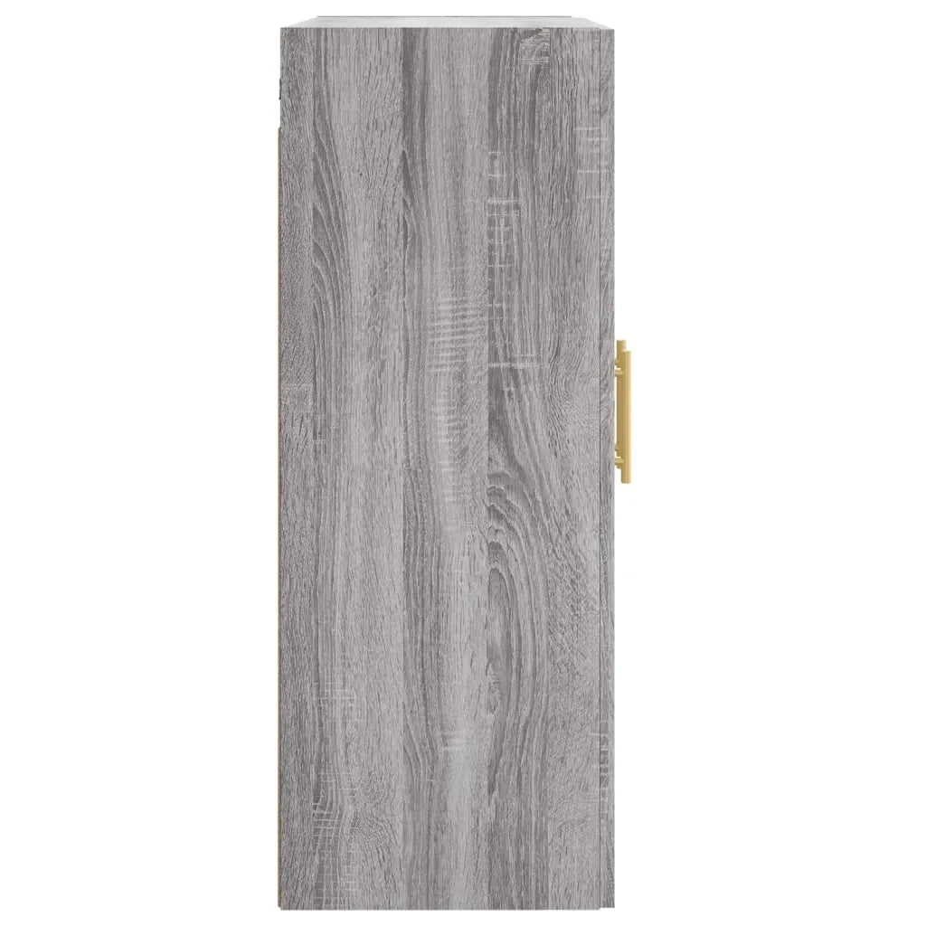 Armadietti a Parete 2 pz Grigio Sonoma in Legno Multistrato 3198007
