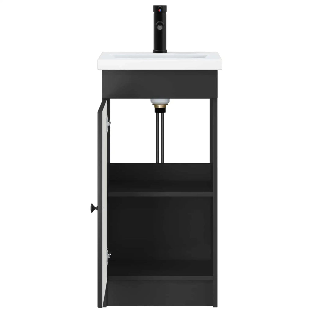 Mobile da bagno con lavabo Nero 42 x 40 x 84,5 cm