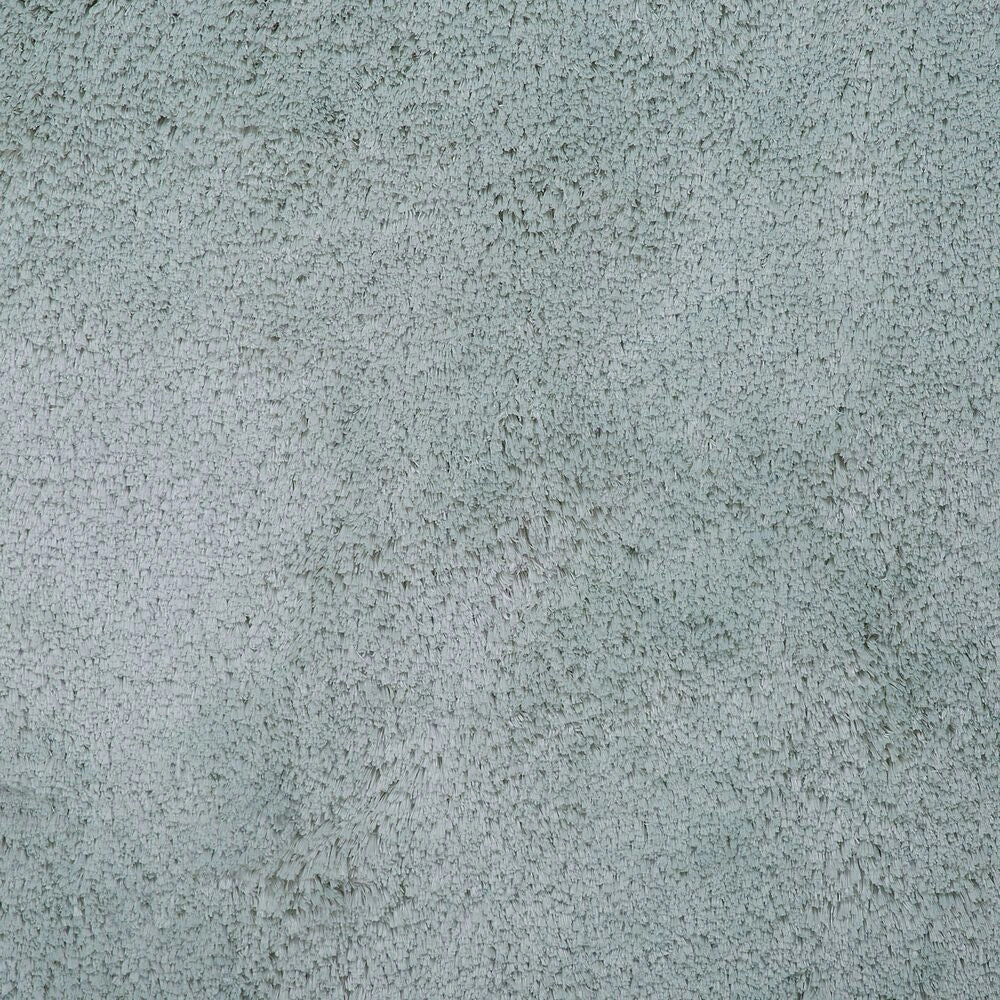 Tappeto shaggy in misto cotone e poliestere verde 80 x 150 cm soffice pelo lungo
