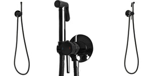 Rubinetto Bidet Rea Lungo Loop Black Metallic