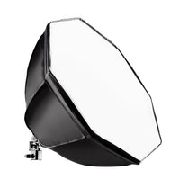 Softbox ottagonale Octabox 55 cm, Modificatore di luce con LED da 35 W e diffusore, luce diurna 5000 K, per illuminazione studio fotografico