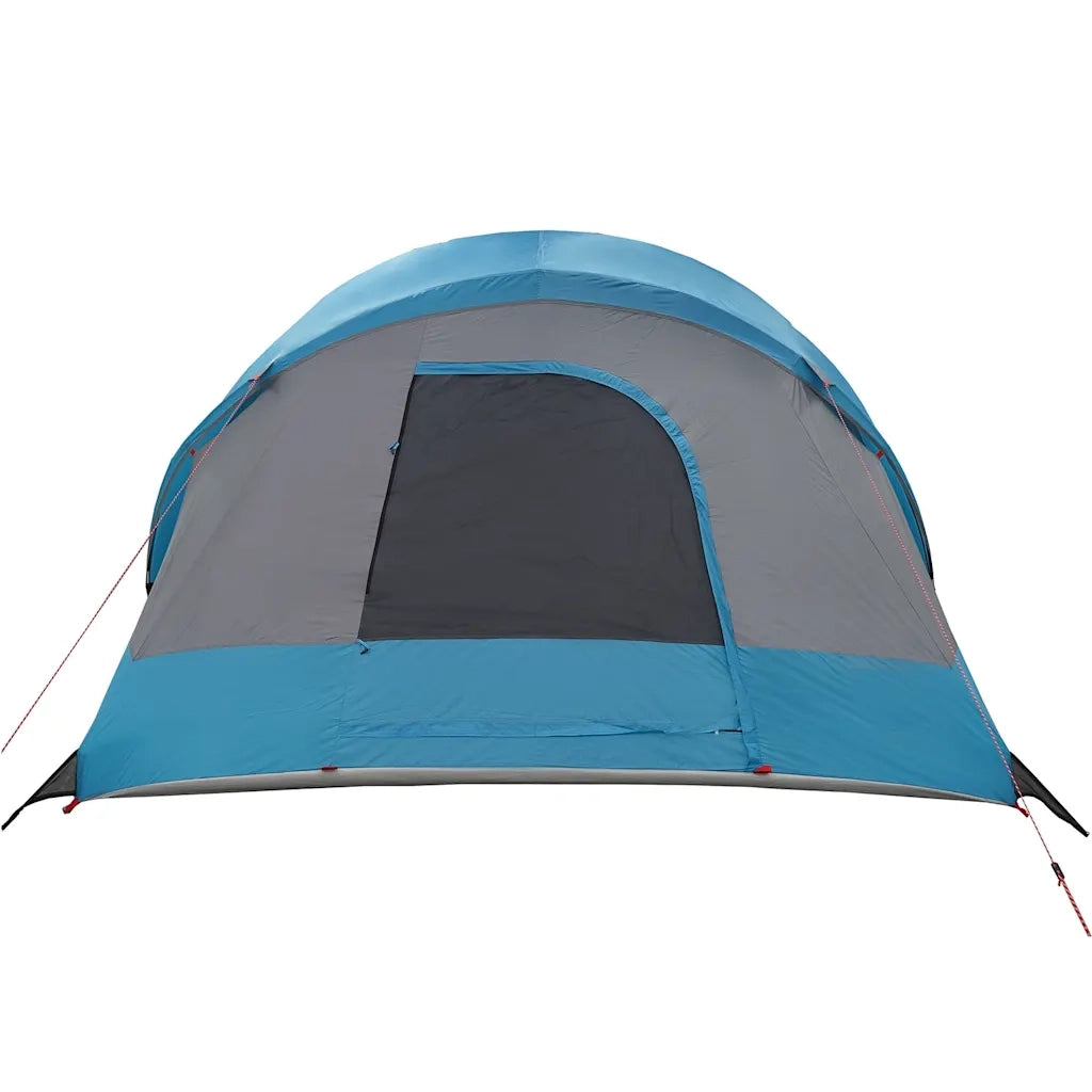 Tenda Familiare a Tunnel per 8 Persone-Tenda da campeggio Blu Impermeabile 388467