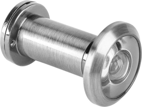 Deur Kijker con Angolo di Visuale di 200 Gradi con Copertura di Privacy - Grigio Scuro