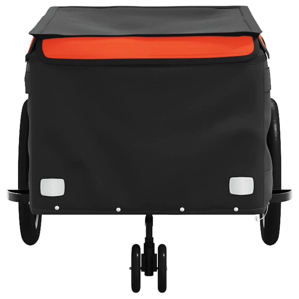 Rimorchio per trasporto biciclette capacità 45 kg ferro arancione 02_0044159