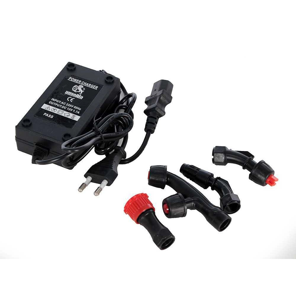 POMPA A SPALLA IRRORATRICE BATTERIA PIOMBO ELETTRICA 16L DISERBO 12V 10A AUSONIA