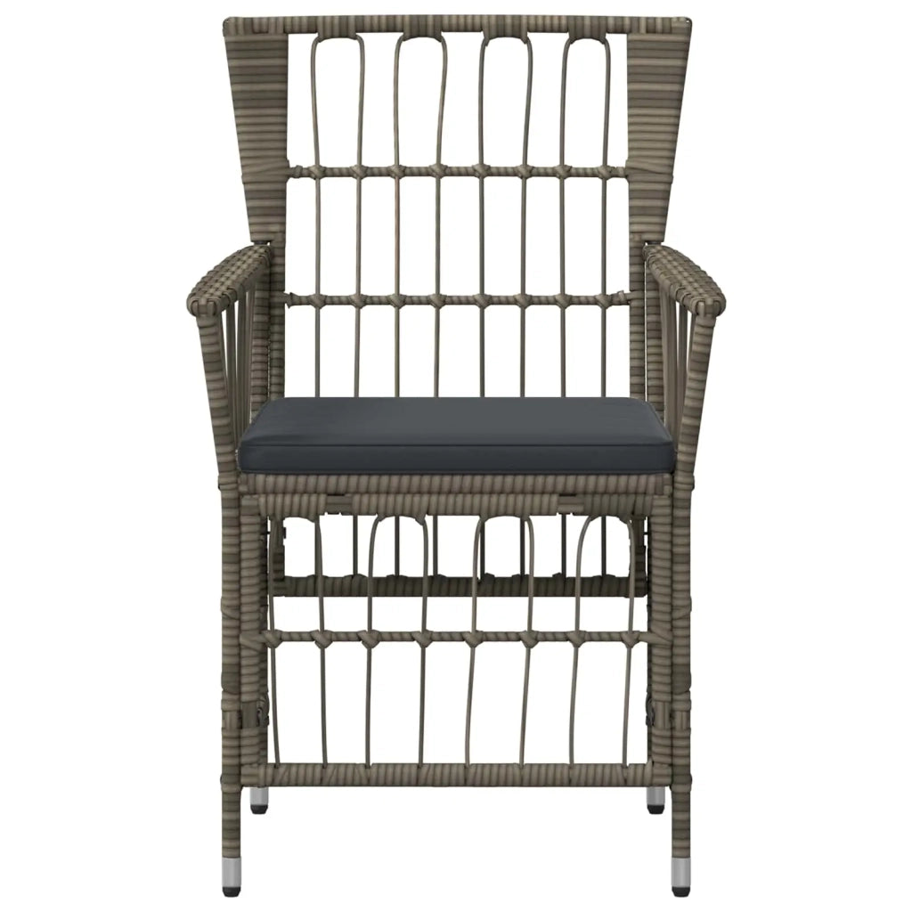 Sedie da giardino 2 pz Grigio 42025129