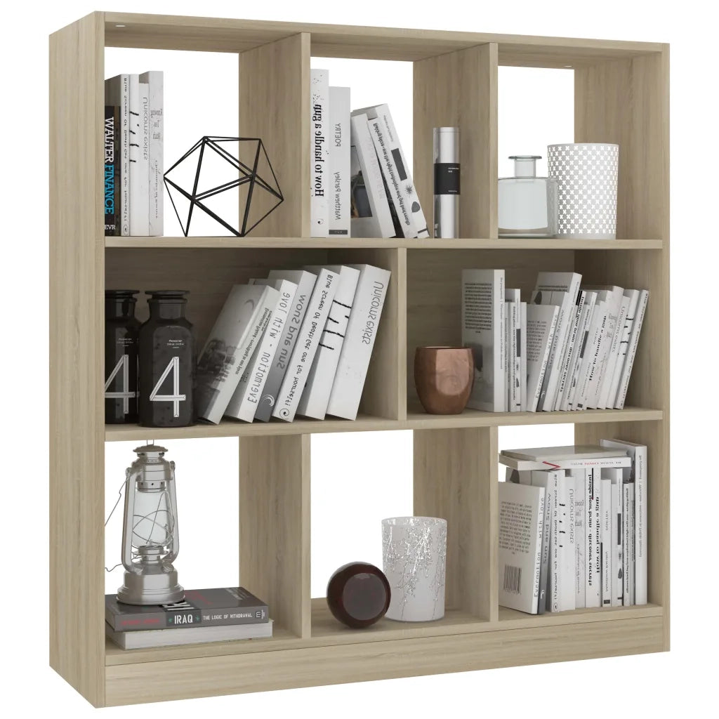 Libreria Rovere Sonoma 97,5x29,5x100 cm in Legno Multistrato 800174