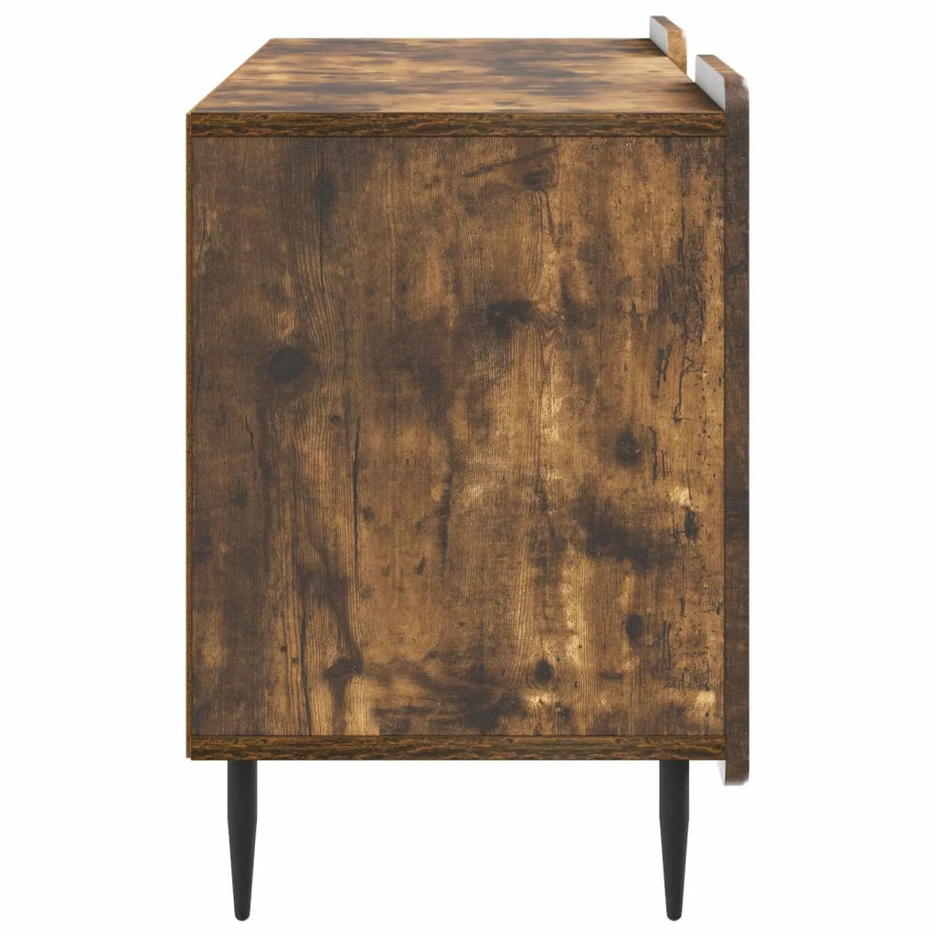 Mobile TV 102 x 34,5 x 52 cm Rovere Fumo Legno ingegnerizzato 894470