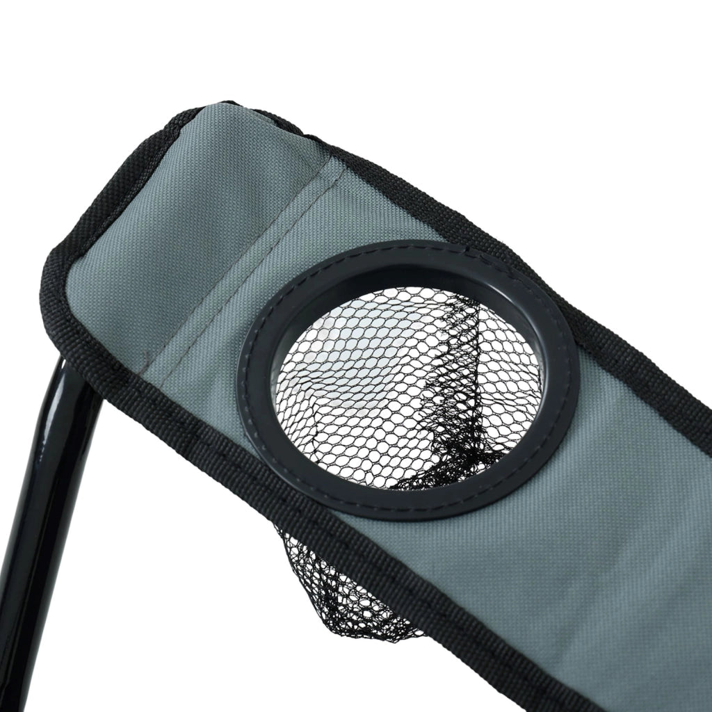 Sedia da campeggio pieghevole ANTER in grigio