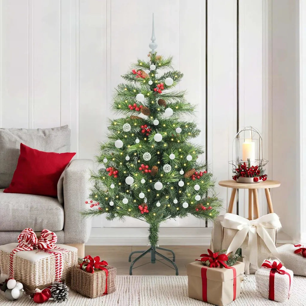 Albero di Natale artificiale Verde 150 cm PVC e Metallo 3395128