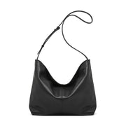 Borsa a tracolla da donna in vera pelle, borsa tote grande, borsetta retr¨°, borsa a mano nera