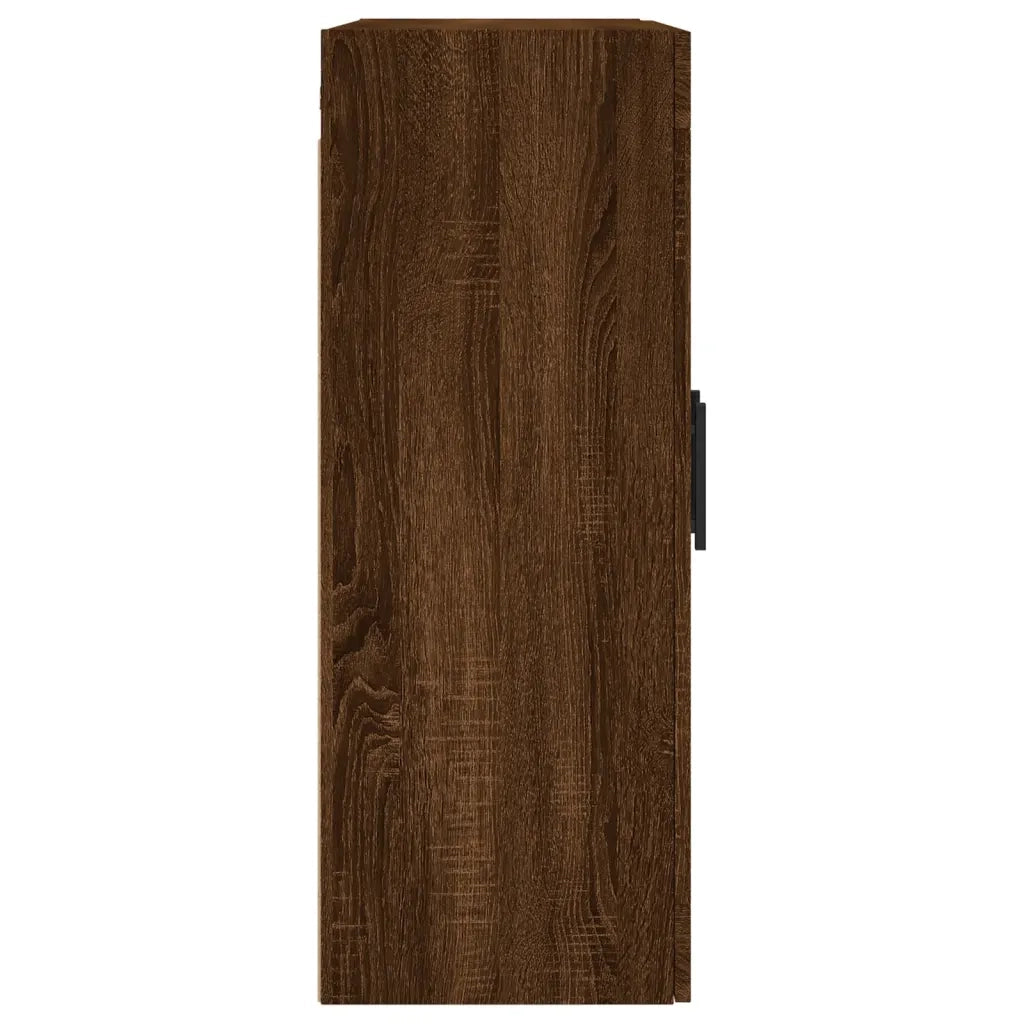 Armadietti a Parete 2 pz Rovere Marrone in Legno Multistrato 3197968