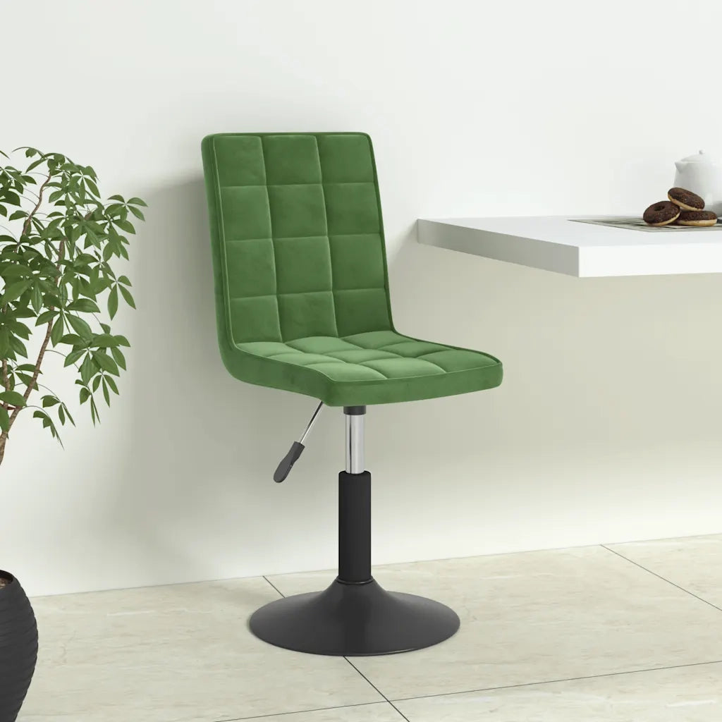 Sedie da Pranzo Girevoli 2 pz Verde Scuro in Velluto 3089303
