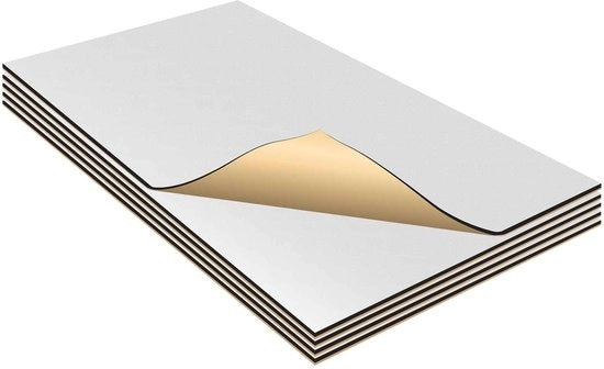 Matte di assorbimento del suono 7mm - Isolamento acustico - Isolamento termico - Adesivo auto-attacco - Impermeabile - Adatto a tutti i veicoli - Superficie 1,08 mq