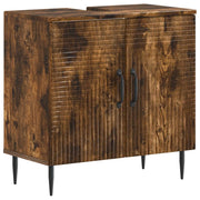 Armadio per Lavabo da Bagno HAARLEM Rovere Fumo 896790