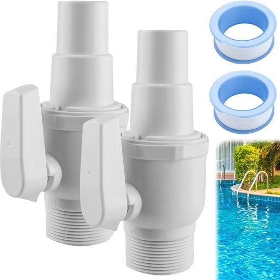 Valvola di chiusura piscina - valvola di aspirazione schiuma piscina - adattatore di tubo per piscina - valvola di scarico - pompa per piscina SP0729