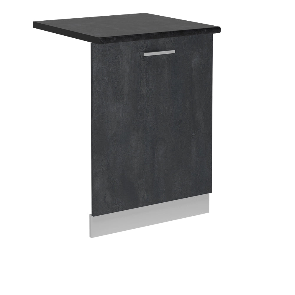 Vicco Pannello frontale della lavastoviglie Calcestruzzo nero 60 cm , PL Antracite
