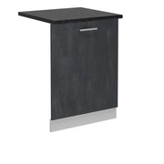 Vicco Pannello frontale della lavastoviglie Calcestruzzo nero 60 cm , PL Antracite