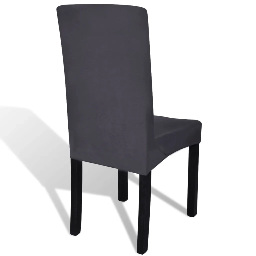 Fodera Elastica per Sedie 6 pz Antracite 131422