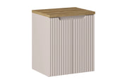 Set mobili bagno 50 cm con piano Nova Cashmere 50 x 1401 x 40 cm