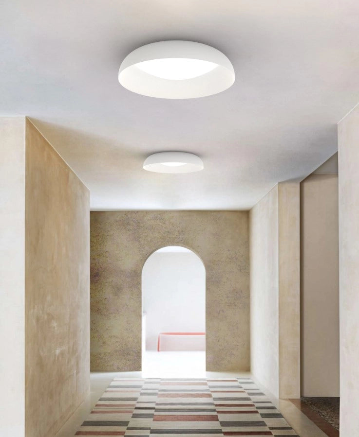 ALOHA-PL45 Lampada da soffitto led integrado Kelvin SDD 2800-5000 colore bianco d.45cm DIMMERABILE
