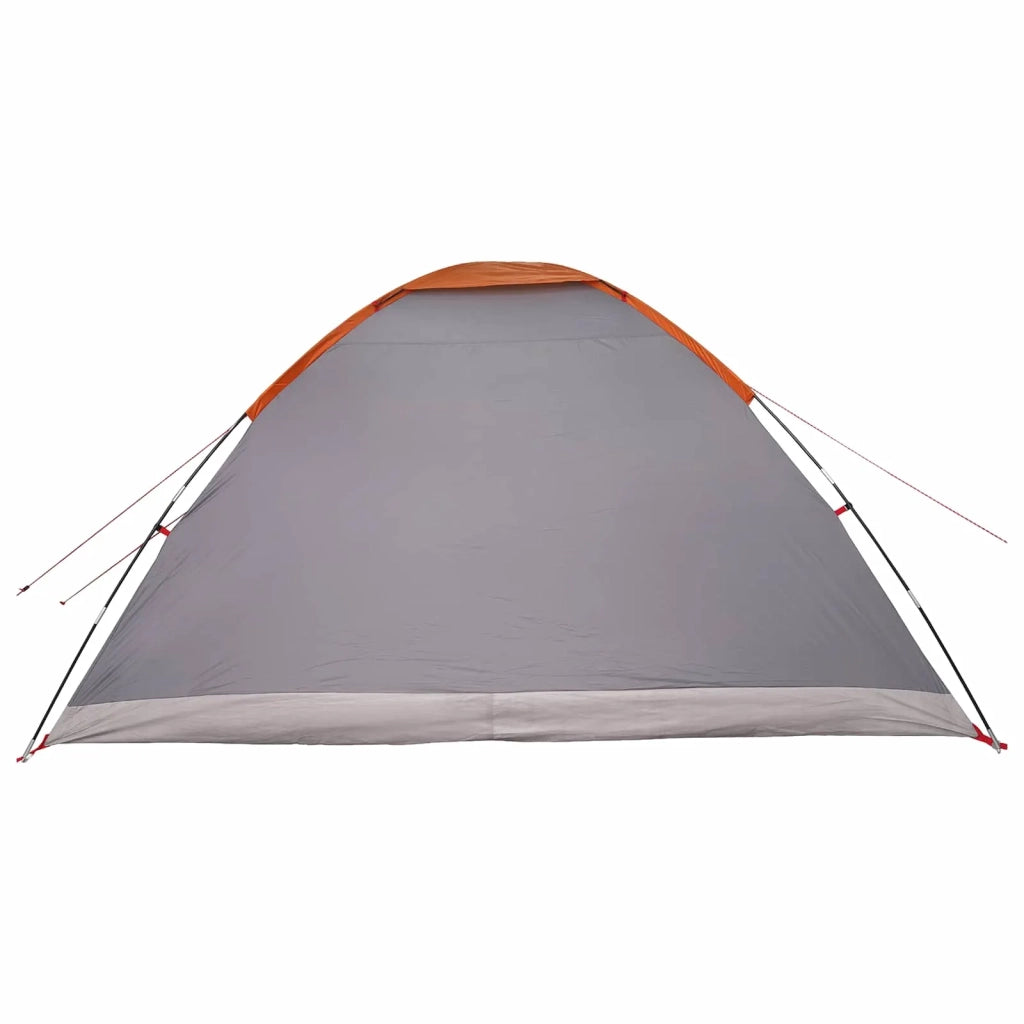 Tenda da campeggio con tetto Grigio e arancione 6 persone 42028654