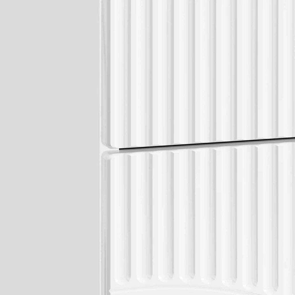 Armadio da Notte 2 pcs Bianco Lucido 43 x 34,5 x 44,5 cm 895224