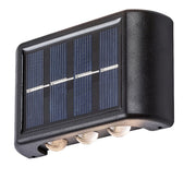 Applique solare LED esterno 1,2W nera Rabalux Kangton
