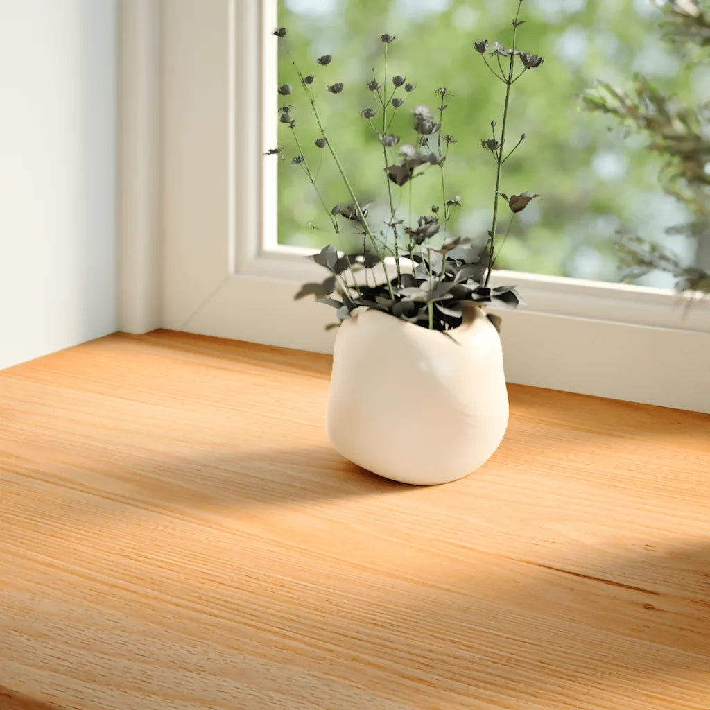 Davanzali 2 pz Marrone Chiaro 80x40x2 cm Legno Massello Rovere CFW8860488