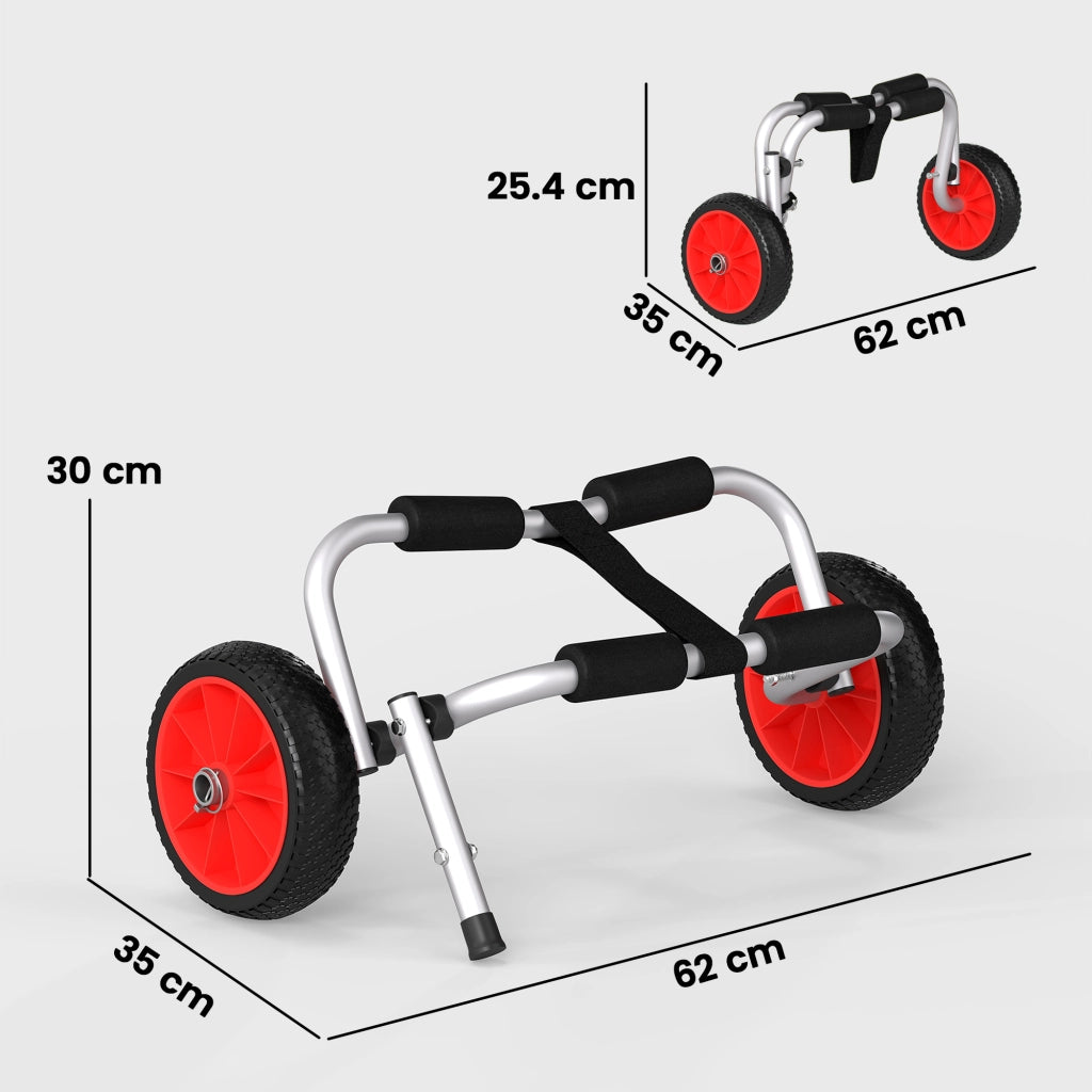 Carrello Pieghevole per Kayak ¨C zephmum ¨C Pneumatici 25cm