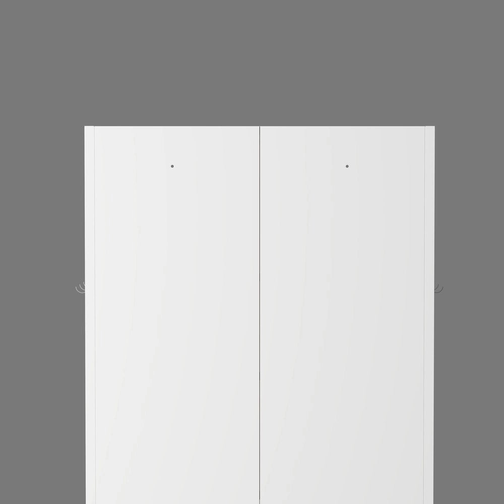 Scaffale da Cucina Regolabile ¨C MINIMAL ¨C Metallo Bianco, 88 cm, Ripiani Regolabili