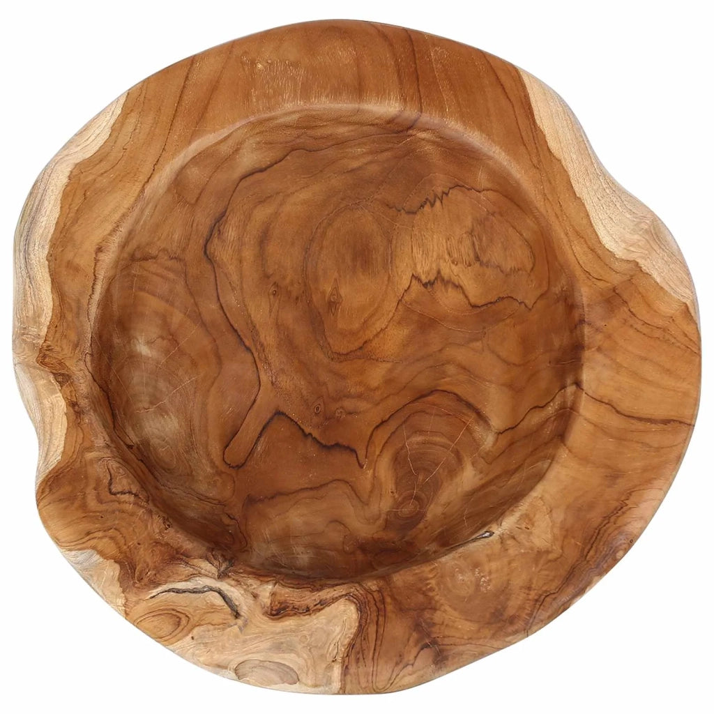 Portafrutta JEPARA Ø 30 cm Legno di teak massello Rotondo 42010335