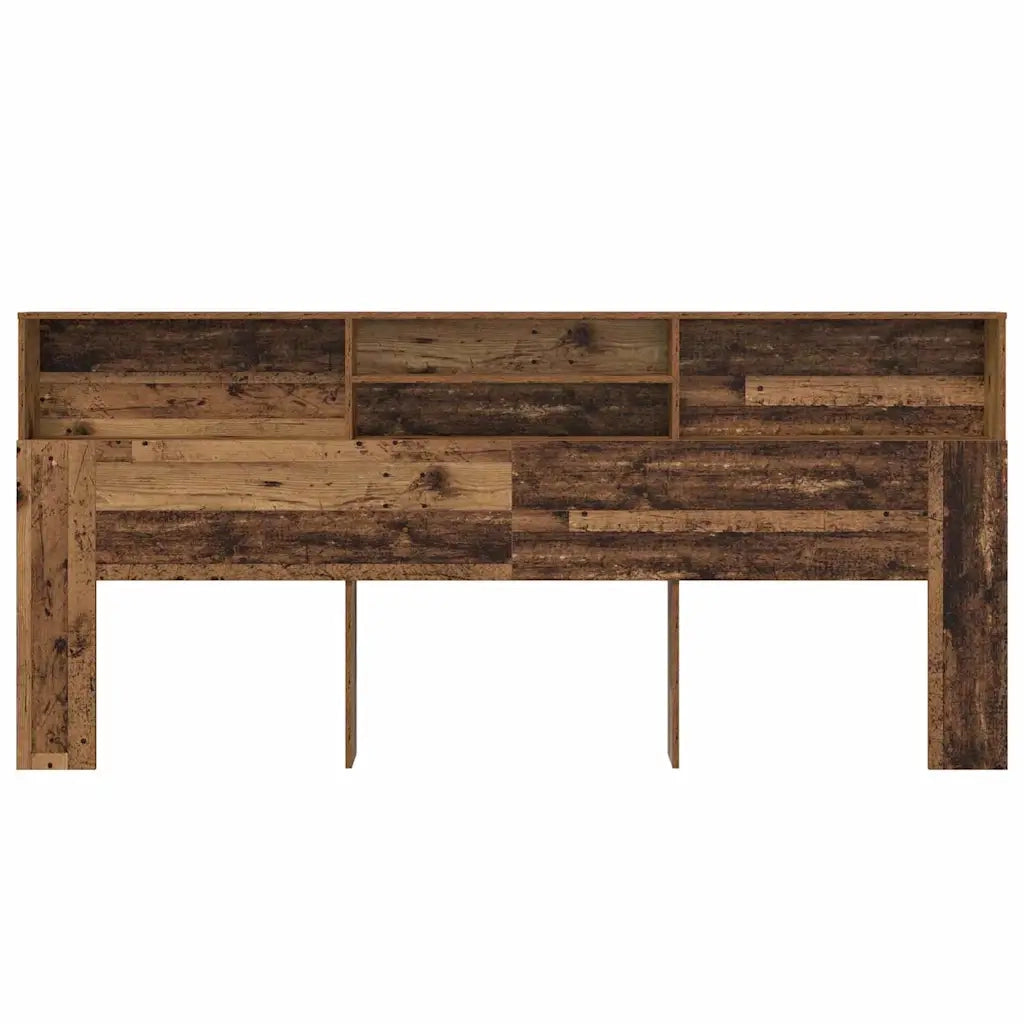 vidaXL Testata del letto Legno vecchio 220 x 19 x 101.5 cm