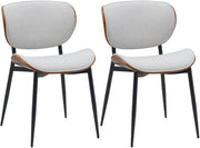 2er Set Esszimmerstuhl Enid Stoff