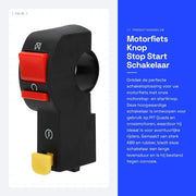 Interfaccia di avviamento Start-Stop per motocicletta - Sostituto del pedale di start - Materiale duraturo e corrosione resistente - Ideale per motocross e pit bike