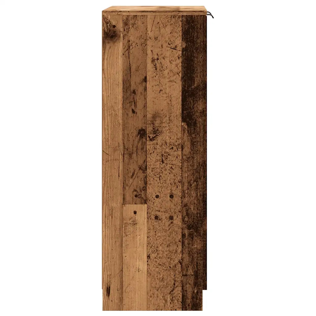 Scarpiera Legno Antico 59x35x100,5 cm in Truciolato 856993