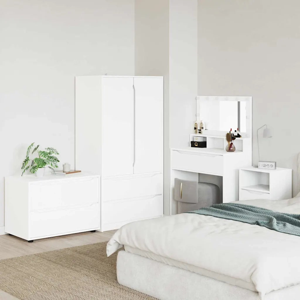 Armadio Bianco 80 x 48 x 57 cm Legno multistrato 888817