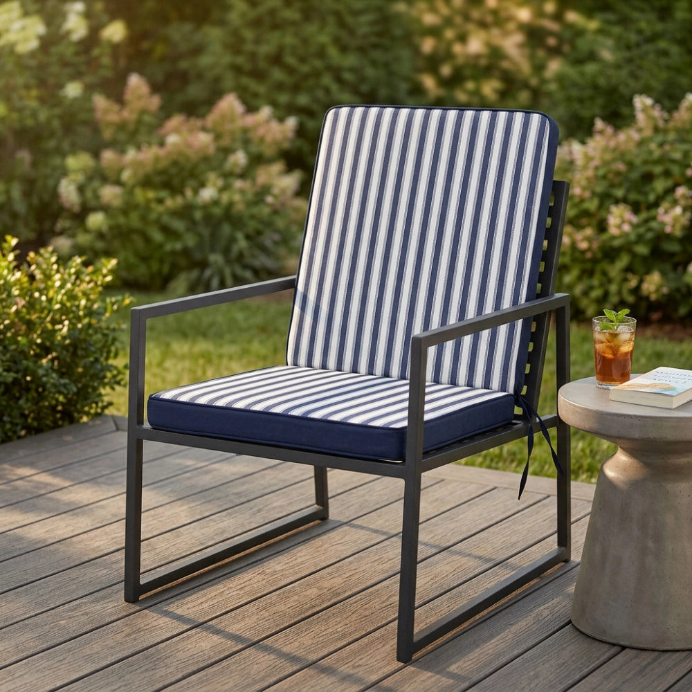 CUSCINO REAL MEDIO RIGA BLU