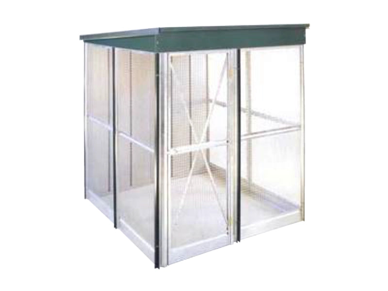 Gabbia box animali Rio 12 Ropet maglia 12x25mm filo 1,5mm 191x191cm
