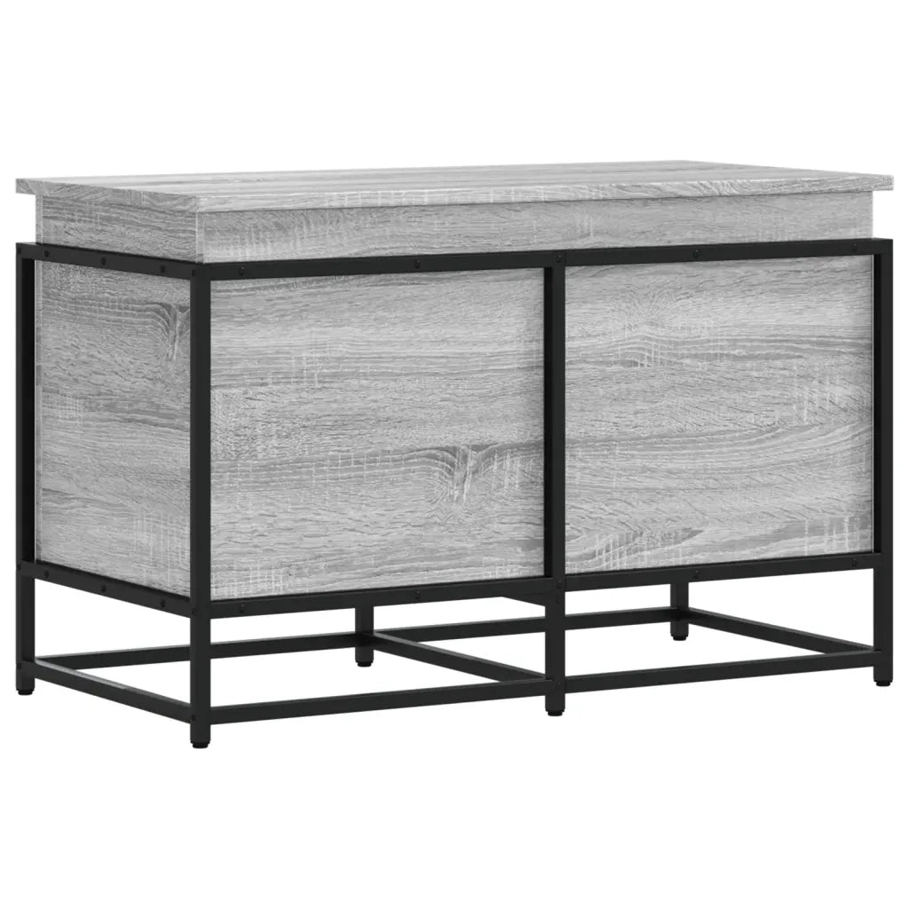 Contenitore con Coperchio Grigio Sonoma 80x40x51,5cm Truciolato CFW1630595