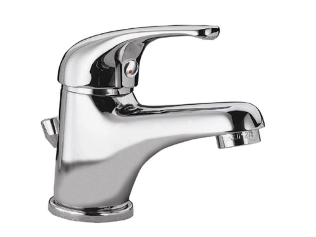 Rubinetto economico per lavabo con scarico in ottone serie 35
