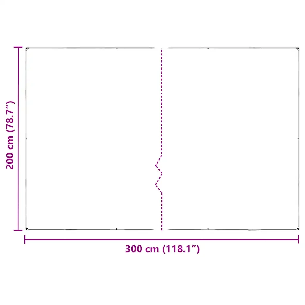 Copertura per Piante con Occhielli 2x3 m PVC CFW5581999